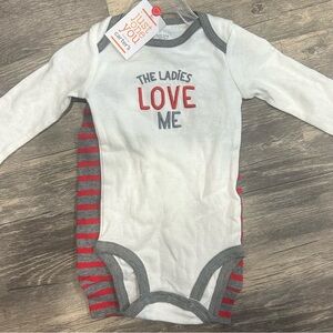 Carter’s 3mo long sleeve shirt/pants set. New with tags.